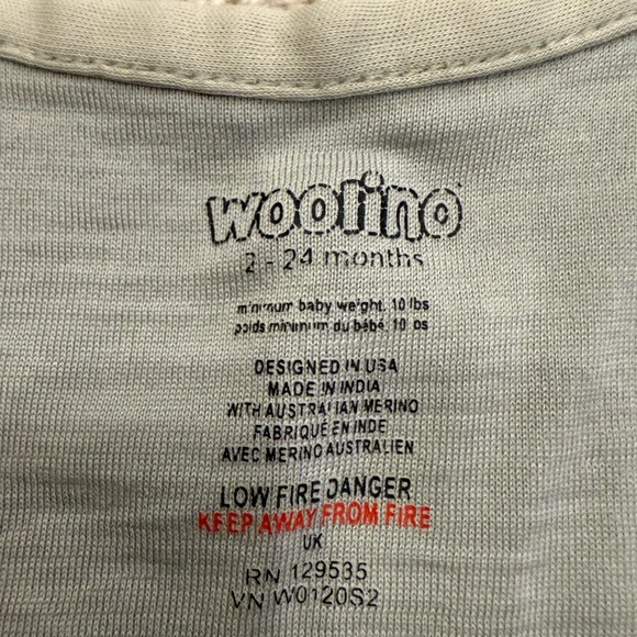 Striped Baby Sleep Sack Woolino - Merino Wool 2-24 Mos - Picture 2 of 3